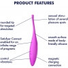 Satisfyer Twirling Joy Purple App Controlled Vibrating Clitoral Stimulator