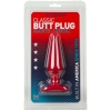 Classic Butt Plug Red Smooth Medium