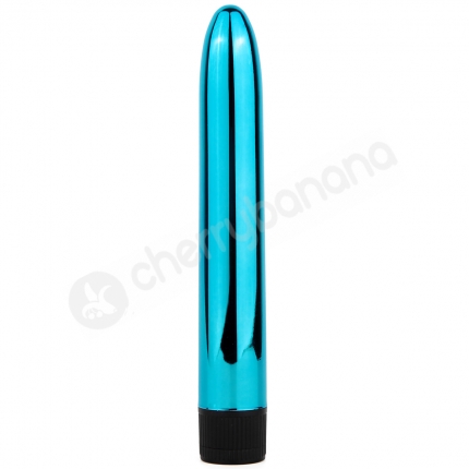 Cherry Banana Classics Metallic Blue Slim Vibrator Cherry Banana Classics Metallic Blue Slim Vibrator