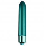 Rocks Off 10 Speed Touch Of Velvet Peacock Petals Bullet Vibrator