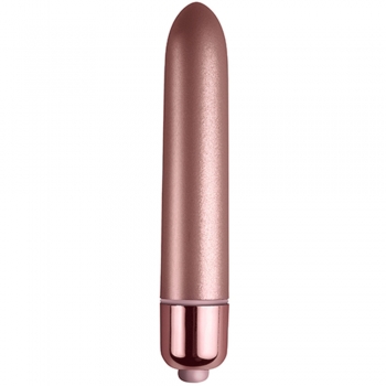 Rocks Off 10 Speed Touch Of Velvet Rose Blush Bullet Vibrator