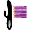 Viben Hypnotic Black Multi Function Thrusting Rabbit Vibrator