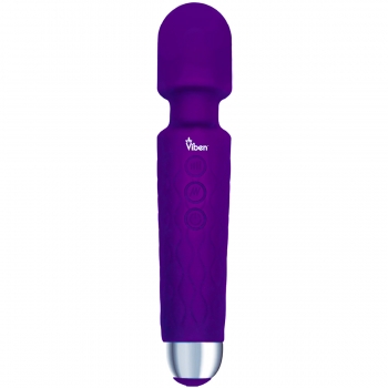 Viben Tempest Purple 20 Function Powerful Wand Vibrator