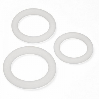 Clear Cock & Ball Rings 3 Pack