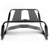 Black Adjustable Couples Sex Chair With Dildo Bridge