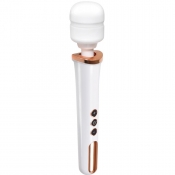 Adam & Eve Rechargeable Magic Rose Gold/White 33cm Massager Vibrator