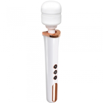 Adam & Eve Rechargeable Magic Rose Gold/White 33cm Massager Vibrator