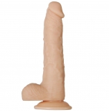 Adam & Eve Adam's Rechargeable Flesh 9" Vibrating Dildo 