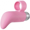 Pink Silicone Rechargeable 10 Speed Finger Vibe