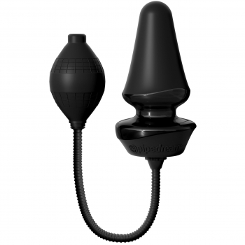 Anal Fantasy Elite Collection Black Inflatable Silicone Butt Plug