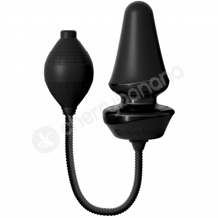 Anal Fantasy Elite Collection Black Inflatable Silicone Butt Plug