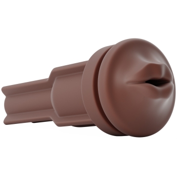 Autoblow AI Ultra Brown Mouth Shaped Masturbator Sleeve