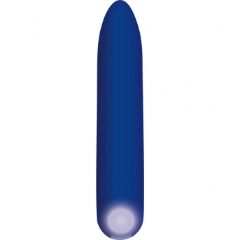 Zero Tolerance All Mighty Bullet Blue Tapered Tip Powerul Vibrating Bullet