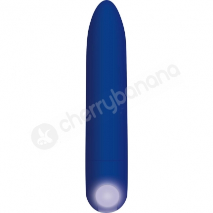 Zero Tolerance All Mighty Bullet Blue Tapered Tip Powerul Vibrating Bullet