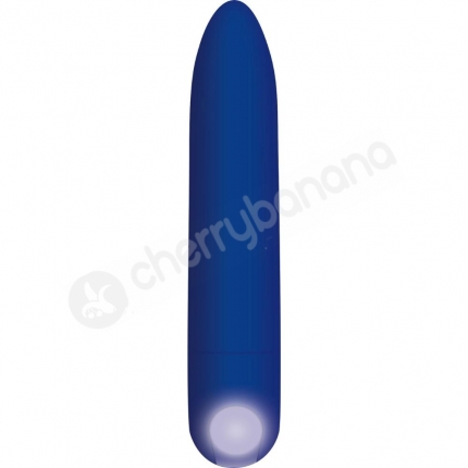 Zero Tolerance All Mighty Bullet Blue Tapered Tip Powerul Vibrating Bullet