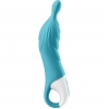 Satisfyer A-Mazing 2 Teal Silicone Ribbed A-Spot Stimulation Vibrator