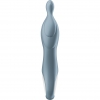 Satisfyer A-mazing 2 Grey Silicone Ribbed A-Spot Stimulation Vibrator