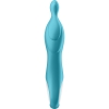 Satisfyer A-Mazing 2 Teal Silicone Ribbed A-Spot Stimulation Vibrator