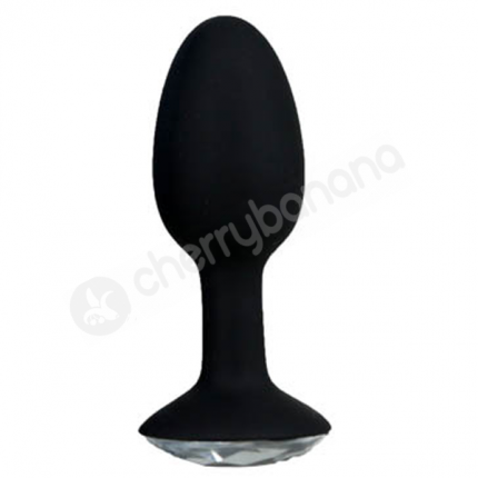 Crystal Amulet Black Small Jewelled Butt Plug Crystal Amulet Black Small Jewelled Butt Plug