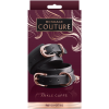 Bondage Couture Black & Rose Gold Luxury Ankle Cuffs