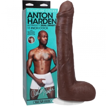 Signature Cocks Anton Harden 11" Ultraskyn Penis Dildo With Vac-U-Lock Suction Cup