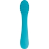 Evolved Aqua Bunny Blue Dual Orgasm Bendable Shaft Rabbit Vibrator 