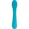 Evolved Aqua Bunny Blue Dual Orgasm Bendable Shaft Rabbit Vibrator 