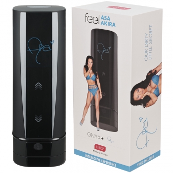 Kiiroo Onyx+ Feel Asa Akira Pornstar Experience Interactive Masturbator