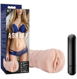 M For Men Ashley X5 Plus Ultra Soft Stroker With Bullet Vibe
