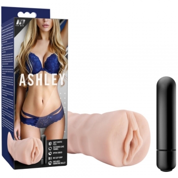 M For Men Ashley X5 Plus Ultra Soft Stroker With Bullet Vibe