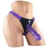 Climax Strap-on Purple Ice Dong & Harness Set