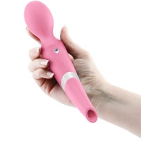 Sugar Pop Aurora Pink 2 In 1 Wand & Air Pulse Vibrator