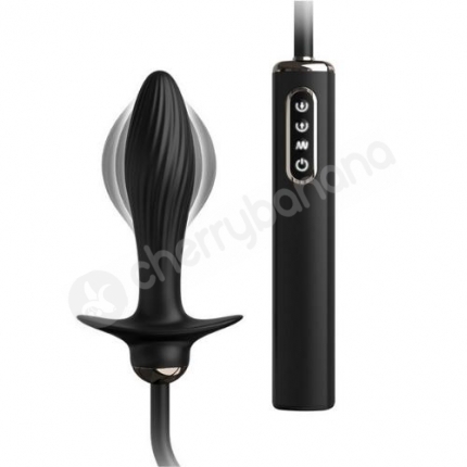 Anal Fantasy Elite Black 4" Auto Throb Inflatable Vibrating Plug