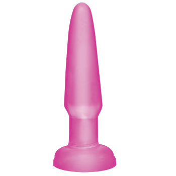 Basix Rubber Works Pink Beginner's Butt Plug