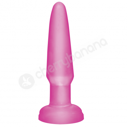 Basix Rubber Works Pink Beginner's Butt Plug Basix Rubber Works Pink Beginner's Butt Plug