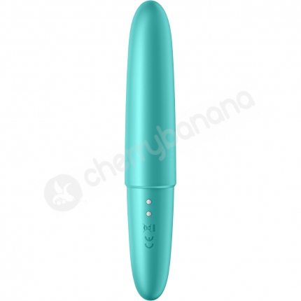 Satisfyer Ultra Power Bullet 6 Teal Mini 12 Function Clit Vibrator Satisfyer Ultra Power Bullet 6 Teal Mini 12 Function Clit Vibrator