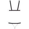 Bad Kitty Bodysuit Black Body Harness - Fits Approx 6-12 AU