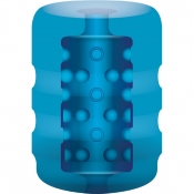 Zolo Blue Flexible & Stretchy Backdoor Pocket Stroker 