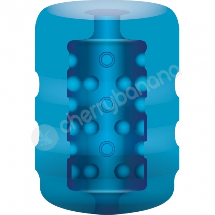 Zolo Blue Flexible & Stretchy Backdoor Pocket Stroker Zolo Blue Flexible & Stretchy Backdoor Pocket Stroker