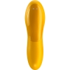 Satisfyer Teaser Yellow Silicone USB Rechargeable Finger Vibrator