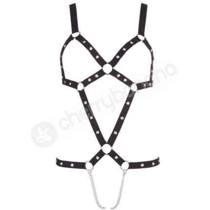 Bad Kitty Bodysuit Black Body Harness - Fits Approx 6-12 AU Bad Kitty Bodysuit Black Body Harness - Fits Approx 6-12 AU