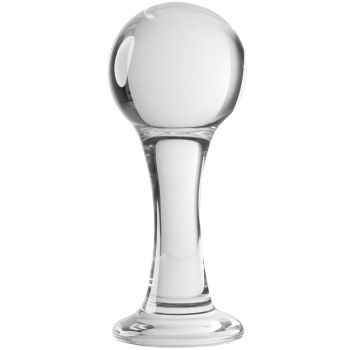 Gender X The Baller Clear Glass 3.7" Anal Plug