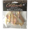 Glitterati Metallic Penis Confetti Filled Balloons - 5 Pack