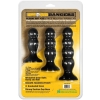 Boneyard Bangerz Silicone Butt Plug Training Kit With Inner Metal Balls - 3pk