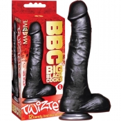 Massive BBC Twizted Big Black Cock 12" Dildo