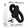 Zero Tolerance Bell Ringer Black Penis & Testicle Vibrating Cockring