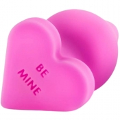 Play With Me Naughty Candy Heart "Be Mine" 3.25" Butt Plug