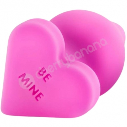 Play With Me Naughty Candy Heart "Be Mine" 3.25" Butt Plug