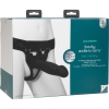 Body Extensions BE Ready Black Unisex Harness With 3 Hollow Silicone Dildo Attachments