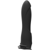 Body Extensions BE Strong Unisex Black Harness Strap-On Set With Hollow Silicone Dildo